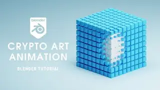 Crypto Art Animation in Blender | Blender Tutorial
