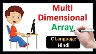 Multi-Dimensional Array in C Language-Hindi