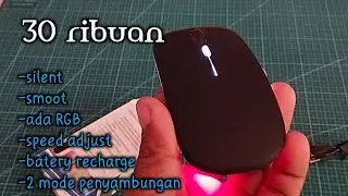 harga murah fitur lengkap ‼️review mouse wireless silent 2 mode @hdrepiew