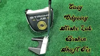 Broken Putter? No Problem! Quick And Easy Stroke Lab Putter Shaft Splint Repair