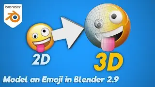 How to Model a 3D Emoji in Blender 2.9