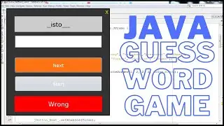 Java Project Tutorial - How To Make Guess The Word Game In Java Netbeans