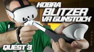 Quest 3 Shooter Fans Rejoice! Your Gunstock is Here! - Kobra Blitzer VR Gunstock Review