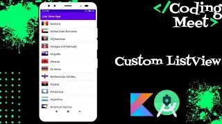 How to Custom ListView in Android Studio Kotlin