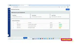 Create Management System Dashboard in Next.js using Tailwind CSS.