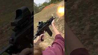 Customized Krinkov AKS-74U w/ Ukrainian KPYK “Raven” accessories (5.56 SLR106UR)