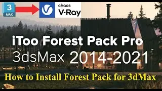 How to install forest pack pro for 3dmax|installation for 3dmax 2014 to 2021