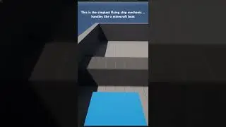 This is my simple flying ship mechanic in unreal engine 5 , project files available for download