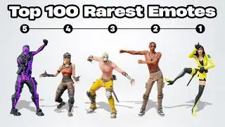 The RAREST Fortnite Emotes