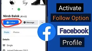 How to Activate Facebook follower option on profile | Facebook follower settings