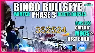 ONCE HUMAN WINTER PHASE 3 BINGO BULLSEYE CRIT HIT 352k+ DPS with AWS338 Mods?😱🎯七日世界 SNIPER DPS