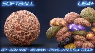 Soft Ball, a TPS or FPS character, monster, minion or a parasite for UE4, UE5, UE5.3