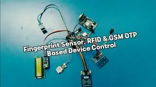 Fingerprint sensor, RFID, GSM OTP based device control using Arduino #arduino #fingerprint #rfid