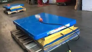Bishamon Optimus 3K 3000 lbs. Hydraulic Scissor Lift Platform Table 48”x 36”