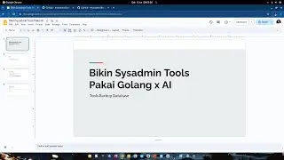 Bikin Sysadmin Tools Pakai Golang x AI