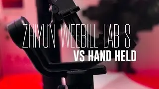 Zhiyun Weebill Lab s VS Hand held test Canon m50 in 4k
