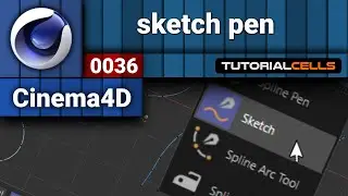 0036. sketch pen tool in cinema 4d