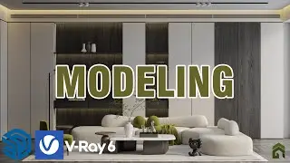 Sketchup Vray Living Room Modeling Tutorial