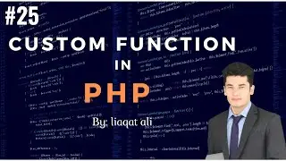 How To Create Custom Function In PHP | PHP tutorial | Function in PHP
