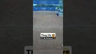 Nasty trick shot at the ITF 15K Bucharest 🇷🇴 🎥 @tenisclubbucuresti6604 #tennis