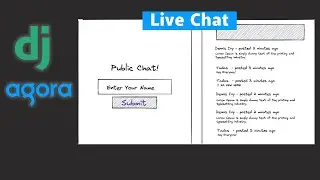 Django Real Time Chat With Agora SDK
