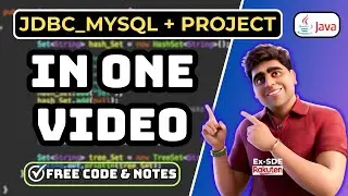 🔥 Complete JDBC-MySql Project Creation In Just One Video : Full Simple Tutorial