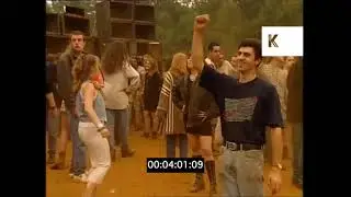 1990s Exodus Outdoor Rave, Breakbeat Dancing, UK