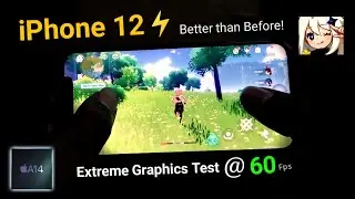 Genshin impact On iPhone 12 | Extreme Graphics Test 2022