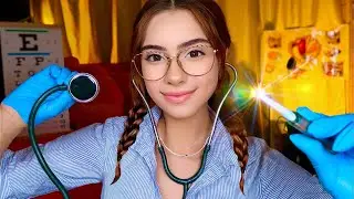 ASMR FASTEST Nurse Exam EVER ⚡ Medical Roleplay ⚡ Cranial Nerve, Eye, Ear, Personal Attention ⚡