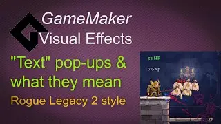 🔴Text popups - Magic of color and movement [GameMaker | Vfx]