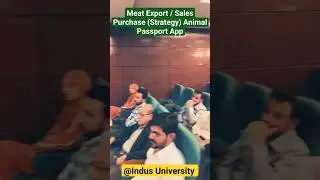 Fattening Process (Animal Passport App) @indusuniversity1914 Auditorium