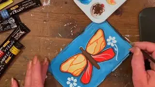 Junk Journal Journaling Cards | Painting with Gouache Paints