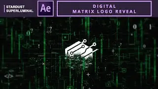 Digital Matrix Logo Reveal in AE | After Effects Tutorial