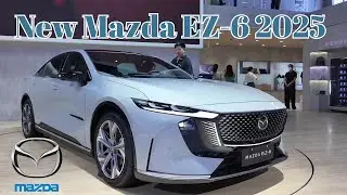 8 Body Colors | Body Steel Ratio 66% | Chengdu Auto Show | Light Blue Color | New Mazda EZ-6 2025