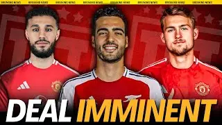 Man Utd NEW BIDS for De Ligt & Mazraoui✅ Gallagher REJECTS Spurs❌ Merino to Arsenal✍🏼