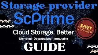 ScPrime set up on Windows. FULL GUIDE