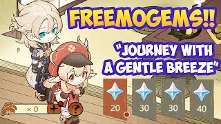 120 FREE PRIMOGEMS!! JOURNEY WITH A GENTLE BREEZE KLEE & ALBEDO New Web Event Genshin Impact
