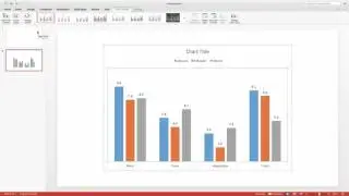 How to Insert a Bar, Line, or Pie Chart into a Powerpoint Slide for Mac