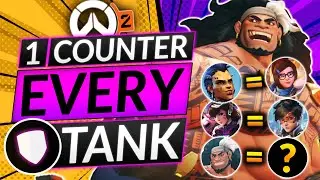1 COUNTER PICK EVERY TANK HERO (Free Wins!) - Overwatch 2 Meta Guide