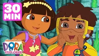 Dora & Diegos Rescue Adventures! 🧜‍♀️ 30 Minutes | Dora the Explorer