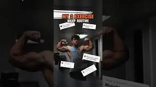 My 3 exercise bicep routine #bodybuilding #flexing #motivation #samsulek #aesthetic #bicepsworkout