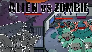 Alien VS Zombie | Among Us Animation