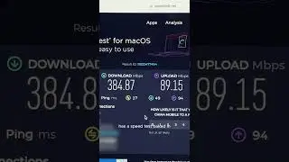 How  To CHECK WIFI SPEED ON MacOS Without Website  #shorts