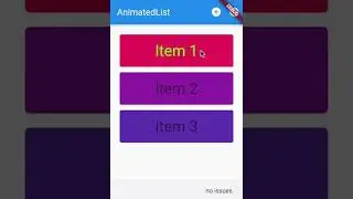 Flutter - Animated List Widget