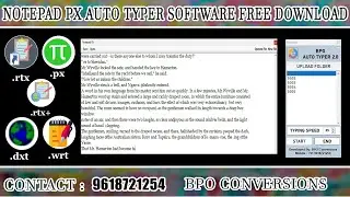 Notepad PX Auto Typer Software Free Download For Data Entry