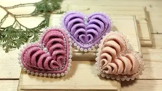 3D СЕРДЕЧКО валентинка своими руками, магнитик сувенир из фоамирана ❤️ DIY  heart valentines day