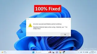 How to Fix Roblox an Error Occured and Roblox Cannot Continue 2023