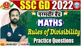 Number System | Rules of Divisibility | SSC GD Maths Class #4, Maths For SSC GD, Maths By Deepak Sir