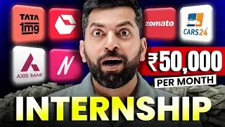 Part Time Work for Students | Paid Internships 2024 | Online Free Internship 2024 | Earn 50000₹/Mo