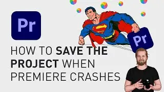 How to save the project when premiere pro crashes